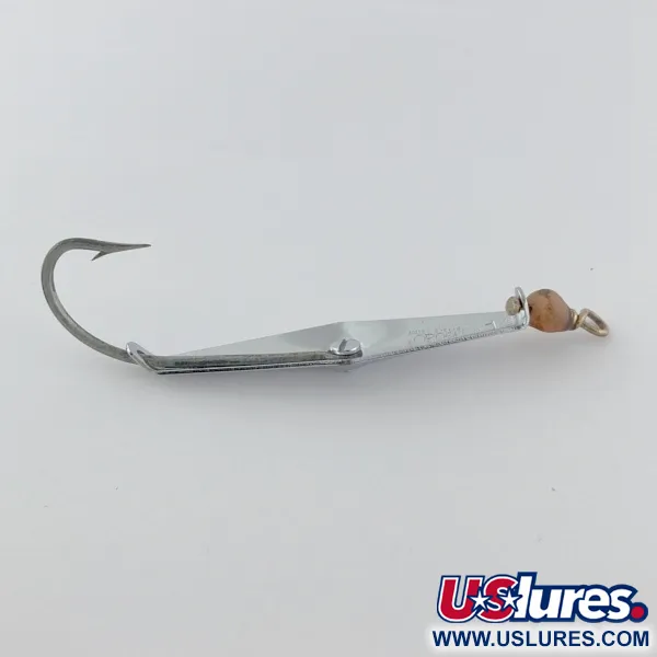 Vintage James E. Clark Clark Spoon 1, 1/4oz nickel fishing spoon #23923