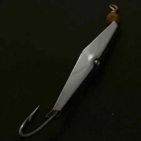 Vintage James E. Clark Clark Spoon 1, 1/4oz nickel fishing spoon #23923