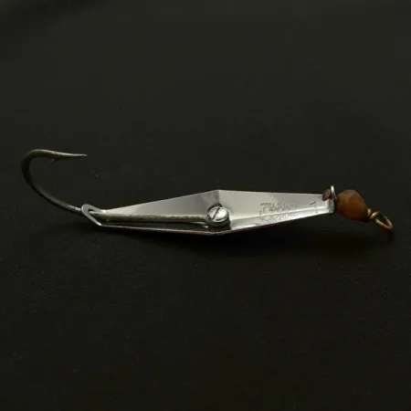 Vintage James E. Clark Clark Spoon 1, 1/4oz nickel fishing spoon #23923