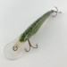Vintage   Crankbait Corp Fingerling, 1/3oz green fishing lure #23924