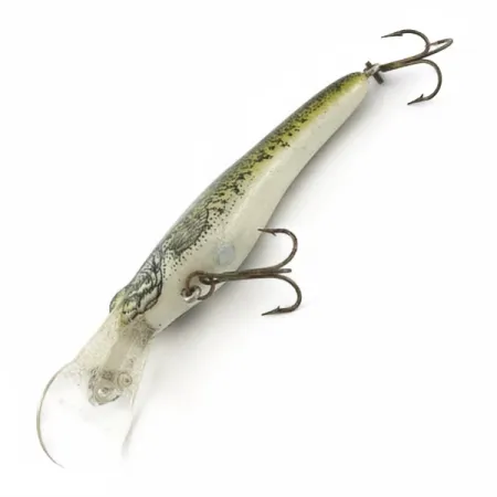 Vintage Crankbait Corp Fingerling, 1/3oz green fishing lure #23924