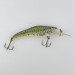 Vintage   Crankbait Corp Fingerling, 1/3oz green fishing lure #23924
