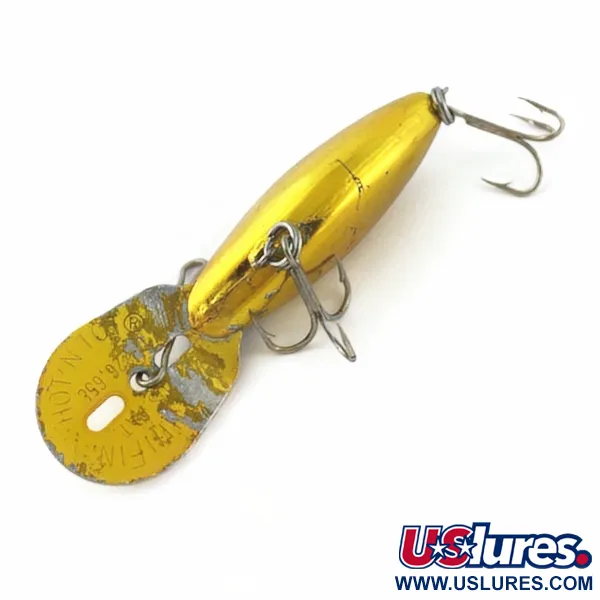 Vintage Storm Hot'N'Tot Thin Fin, 1/4oz Gold fishing lure #23928