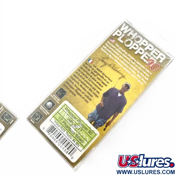 River2Sea Whopper Plopper Larry Dahberg Signature, 2/5oz 17 Phantom Shad fishing lure #23930