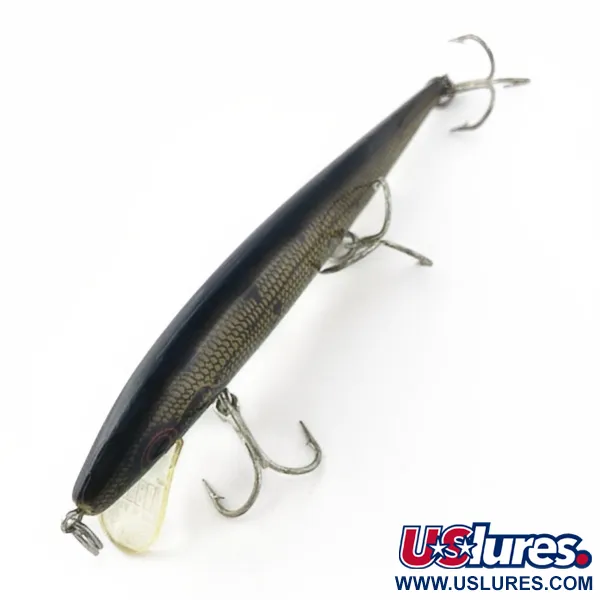 Vintage Rebel Floater F12, 1/3oz Naturalized Baby Bass fishing lure #23934