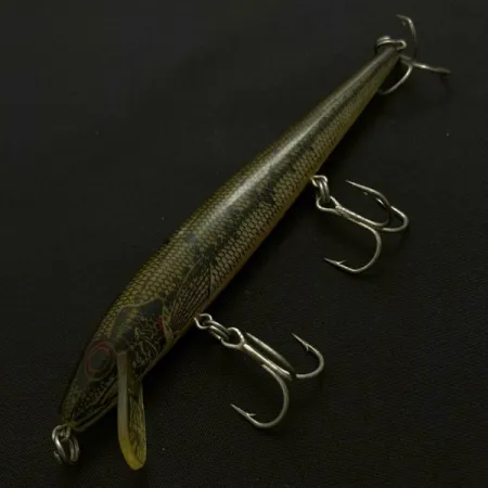 Vintage Rebel Floater F12, 1/3oz Naturalized Baby Bass fishing lure #23934