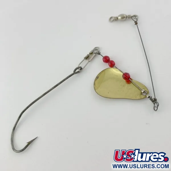 Vintage Mille Lacs Lake Spinner  Free-Spin Natural 62 Spinner , 1/8oz brass spinning lure #23936