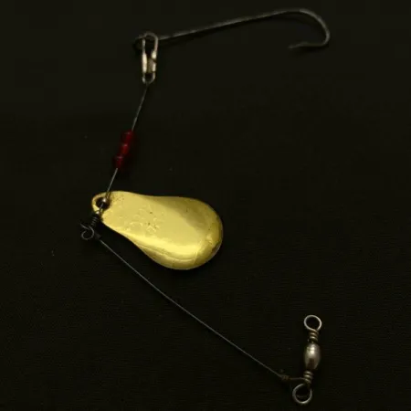Vintage Mille Lacs Lake Spinner  Free-Spin Natural 62 Spinner , 1/8oz brass spinning lure #23936