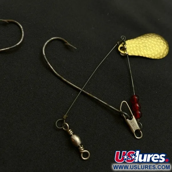 Vintage Mille Lacs Lake Spinner  Free-Spin Natural 62 Spinner , 1/8oz brass spinning lure #23936