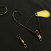 Vintage   Mille Lacs Lake Spinner  Free-Spin Natural 62 Spinner , 1/8oz brass spinning lure #23936