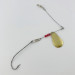 Vintage   Mille Lacs Lake Spinner  Free-Spin Natural 62 Spinner , 1/8oz brass spinning lure #23936