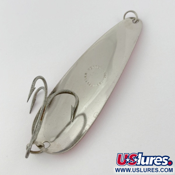 Vintage   Herter's Spoon, 3/4oz nickel/red eyes fishing spoon #23939