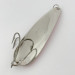 Vintage   Herter's Spoon, 3/4oz nickel/red eyes fishing spoon #23939