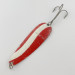 Vintage   Herter's Spoon, 3/4oz nickel/red eyes fishing spoon #23939