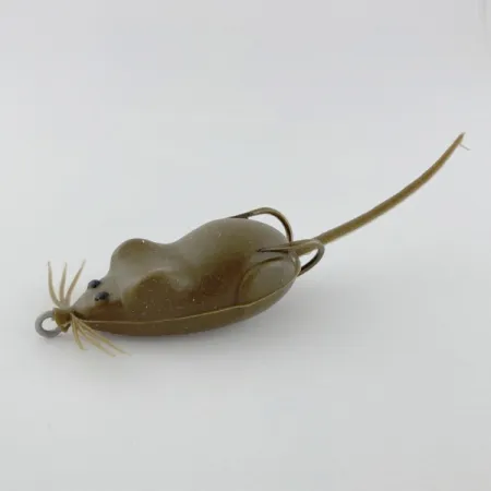 Vintage Snag Proof Moss Mouse, 1/3oz Brown fishing lure #23940