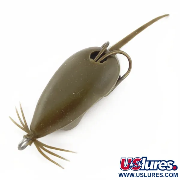 Vintage   Snag Proof Moss Mouse, 1/3oz Brown fishing #23940