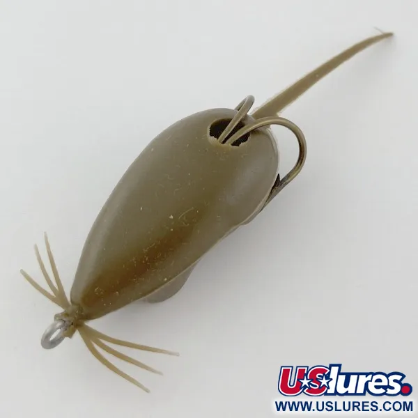 Vintage   Snag Proof Moss Mouse, 1/3oz Brown fishing #23940