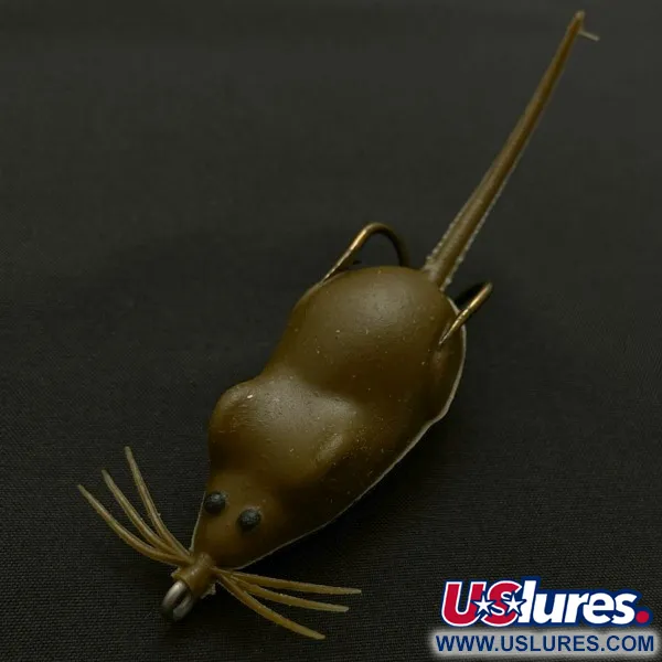 Vintage   Snag Proof Moss Mouse, 1/3oz Brown fishing #23940