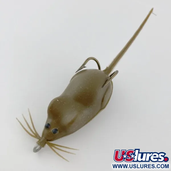 Vintage   Snag Proof Moss Mouse, 1/3oz Brown fishing #23940