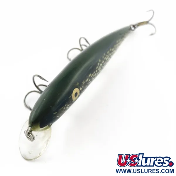 Vintage   Bomber Long A Pro 12, 1/2oz Baby pike fishing lure #23942