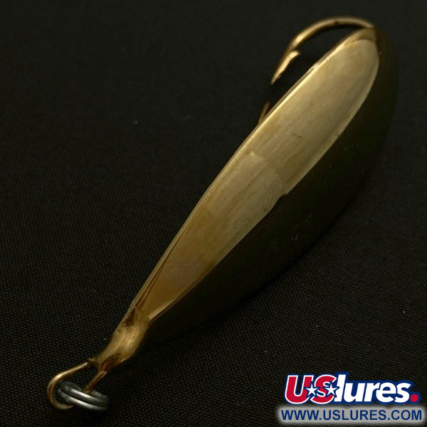 Vintage   Johnson Silver Minnow Weedless, 1/2oz  Crystal (Golden Crystal) fishing spoon #23944