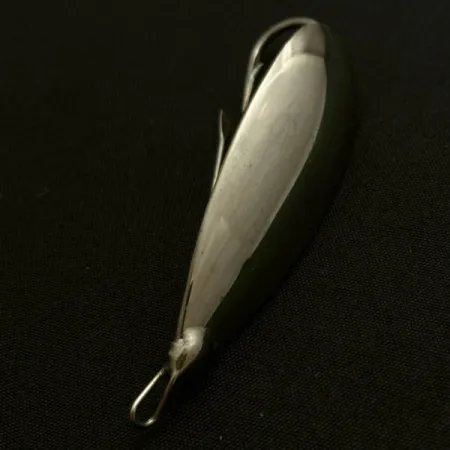 Vintage Johnson Silver Minnow Weedless, 1/3oz nickel fishing spoon #23945