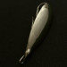 Vintage   Johnson Silver Minnow Weedless, 1/3oz nickel fishing spoon #23945