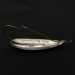 Vintage   Johnson Silver Minnow Weedless, 1/3oz nickel fishing spoon #23945
