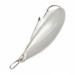Vintage   Johnson Silver Minnow Weedless, 1/3oz nickel fishing spoon #23945