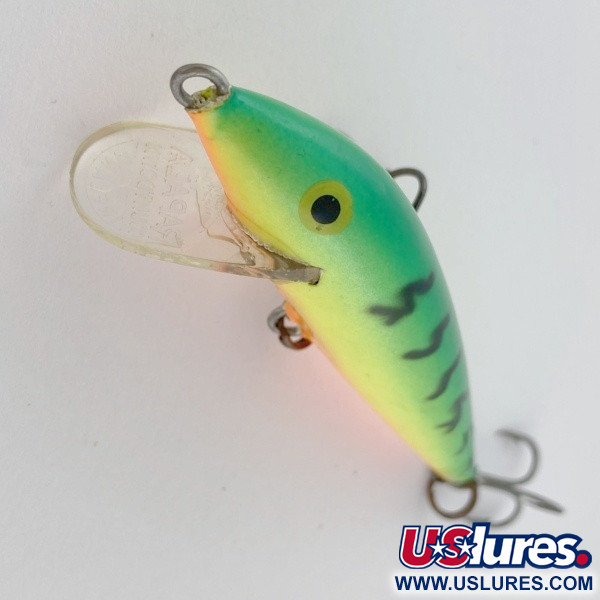 Vintage   Rapala Countdown CD7, 1/4oz Fire tiger fishing lure #23946