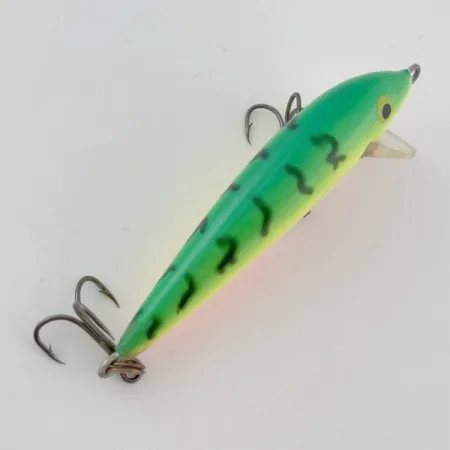 Vintage Rapala Countdown CD7, 1/4oz Fire tiger fishing lure #23946