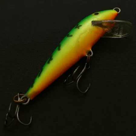 Vintage Rapala Countdown CD7, 1/4oz Fire tiger fishing lure #23946