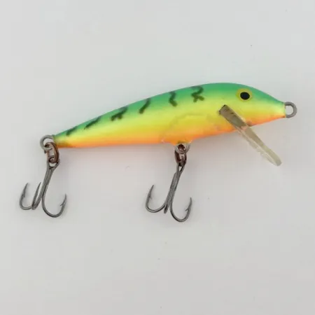 Vintage Rapala Countdown CD7, 1/4oz Fire tiger fishing lure #23946