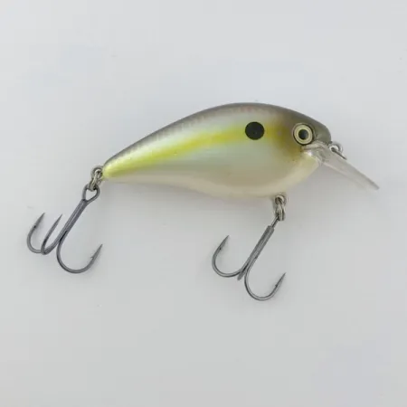 Vintage Strike King KVD 1.5 Silent square bill, 2/5oz Olive Sexy Shad fishing lure #23947