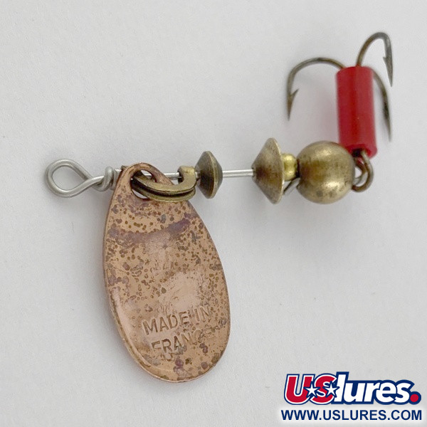 Vintage   Mepps Aglia 0 (1960s), 3/32oz copper spinning lure #23950