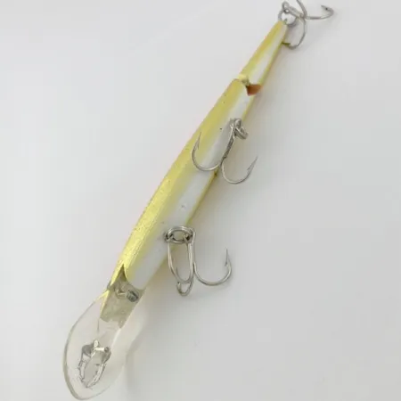 Vintage Rebel Fastrac  F12 Jointed, 2/5oz Gold/Orange fishing lure #23952