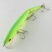 Vintage   Rebel Floater F14 Jointed, 1/2oz chartreuse fishing lure #23953