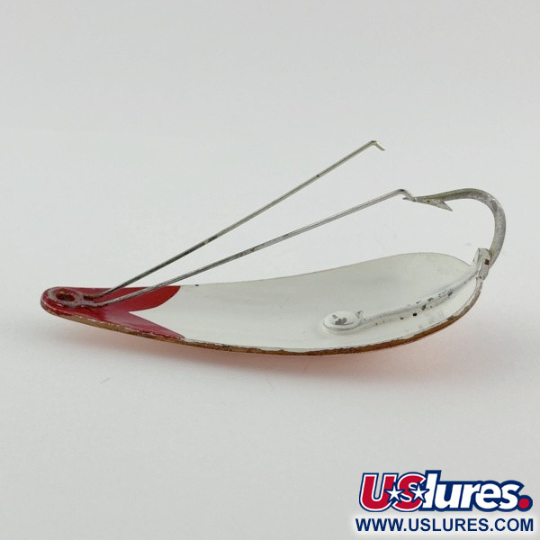 Vintage   Master Weedless Wiggler Augues Bait , 2/3oz copper/red fishing spoon #23963