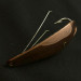 Vintage   Master Weedless Wiggler Augues Bait , 2/3oz copper/red fishing spoon #23963