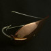Vintage   Master Weedless Wiggler Augues Bait , 2/3oz copper/red fishing spoon #23963