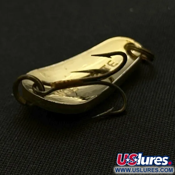 Vintage  Acme Wob-L-Rite, 3/16oz gold fishing spoon #23964