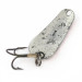 Vintage   Dura Pack Spoon japan, 1/4oz nickel/white/red fishing spoon #23965