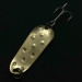 Vintage   Luhr Jensen Alpena Diamond, 1/2oz nickel/green fishing spoon #23966