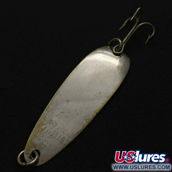 Vintage   Sutton Spoon 5, 1/16oz silver fishing spoon #23968
