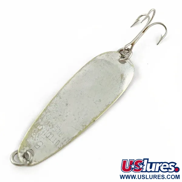 Vintage   Sutton Spoon 5, 1/16oz silver fishing spoon #23968