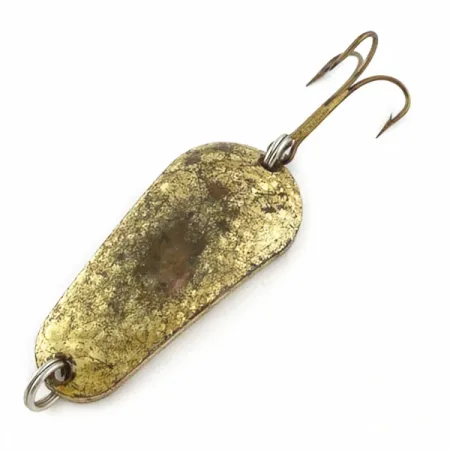 Vintage Acme Wob-L-Rite Crystal, 1/2oz gold Crystal fishing spoon #23975