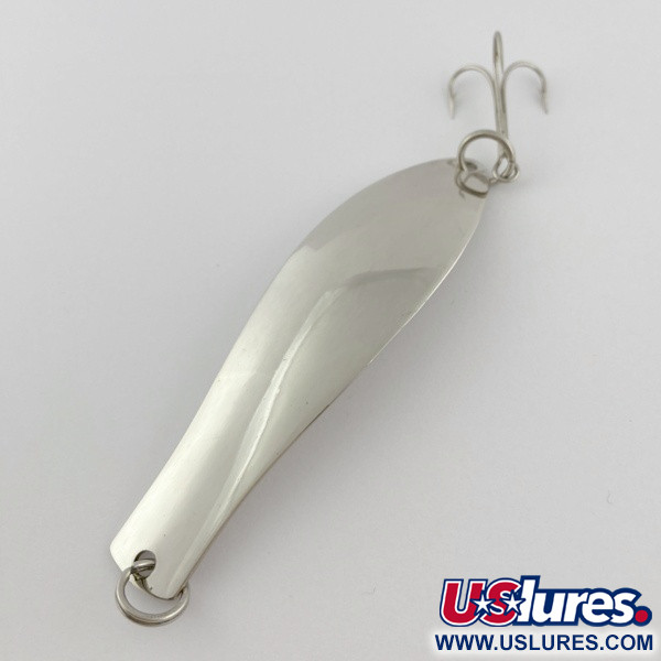 Vintage  K-B Bait K-B Spoon Lucky Superior, 3/5oz nickel fishing spoon #23976