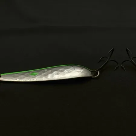 Vintage Luhr Jensen Diamond King 4, 1/2oz nickel fishing spoon #23978