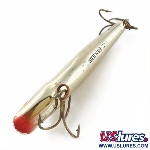 Vintage   Rapala Rattl'n RAP RNR 07 (Finland), 3/5oz Gold fishing lure #23979