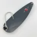 Vintage  Red Eye Lures Red Eye Evil Eye, 2/3oz black fishing spoon #23980